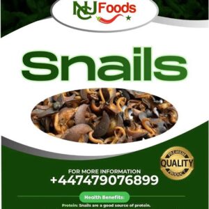 Oven-dried snail