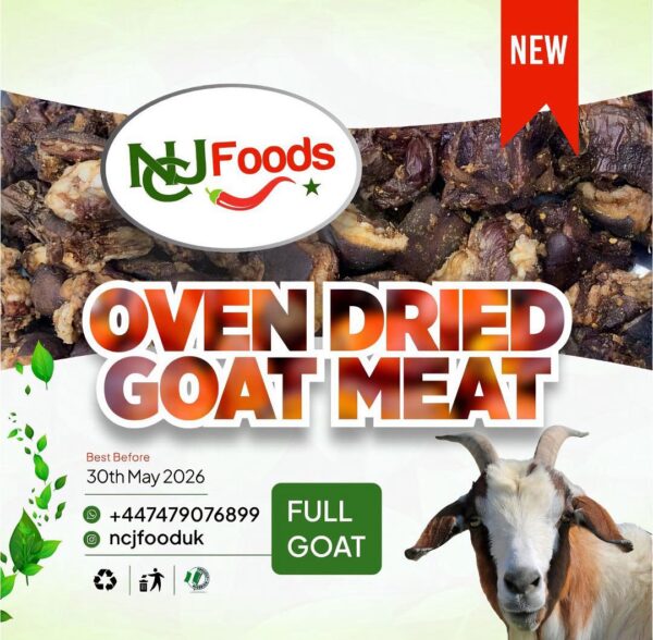 Oven Dried Goat Meat