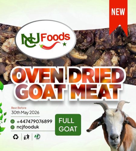 Oven Dried Goat Meat